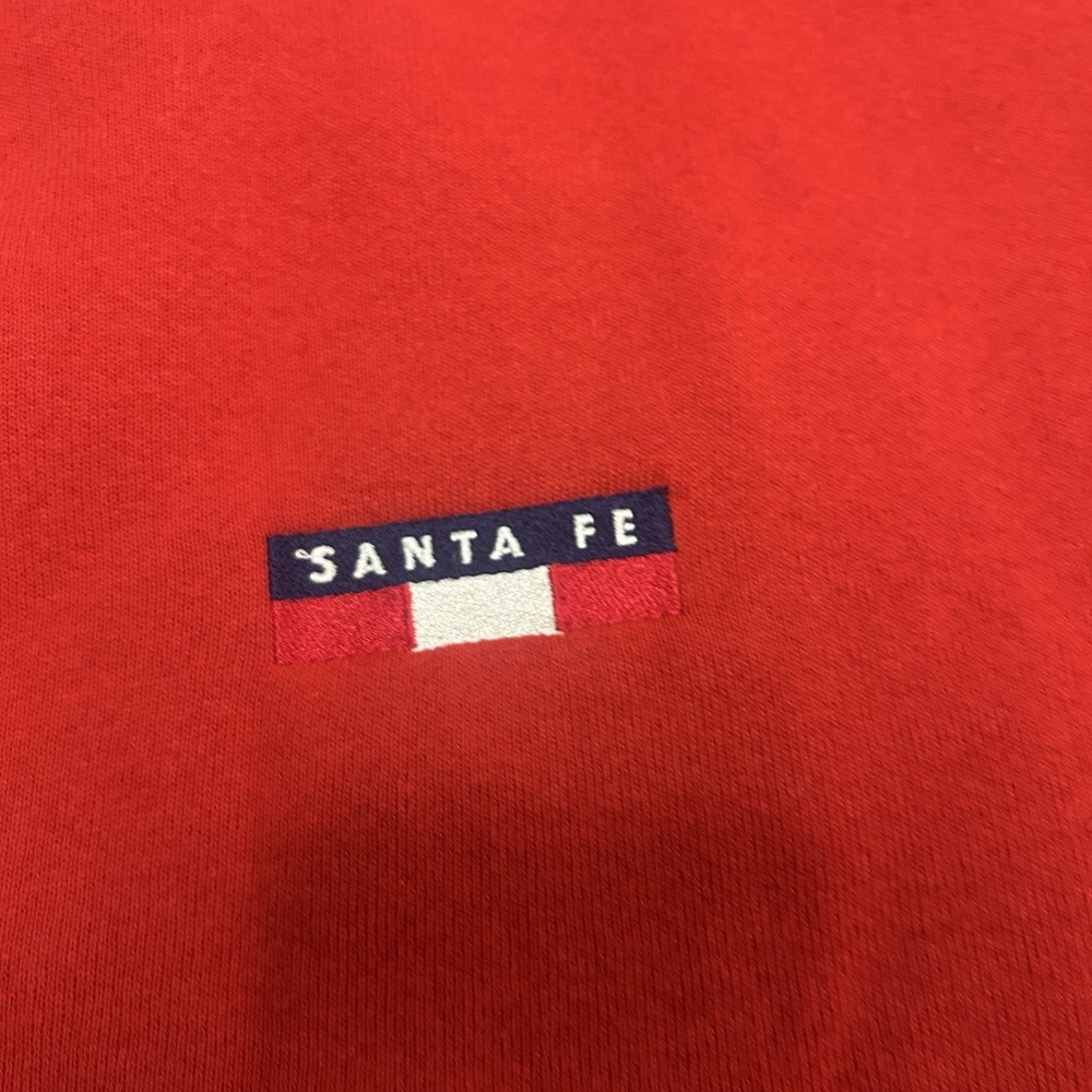 Vintage Fruit Of The Loom Crew Neck Sweatshirt Men's Medium Santa Fe Red USA - Picture 3 of 7